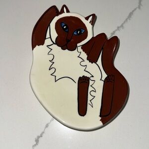 CAT TRINKET PLATE BY NINA LYMAN